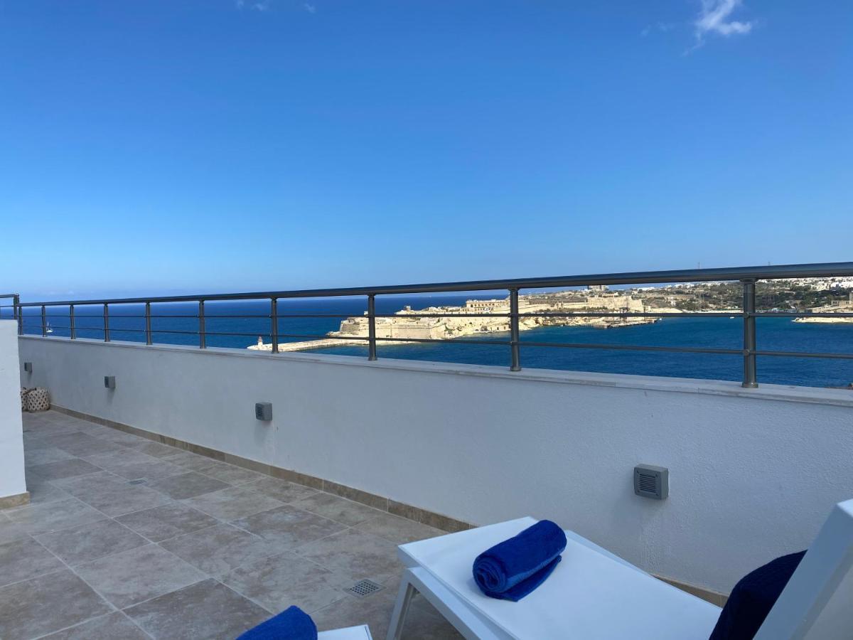 Valletta Luxury 4-Bedroom Duplex With Stunning Sea Views Private Terrace And Jacuzzi Ngoại thất bức ảnh