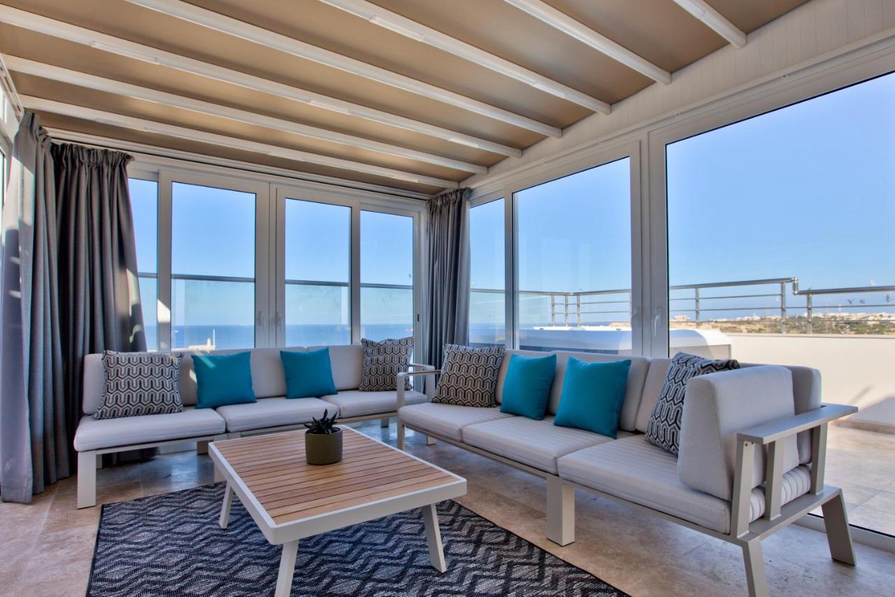 Valletta Luxury 4-Bedroom Duplex With Stunning Sea Views Private Terrace And Jacuzzi Ngoại thất bức ảnh